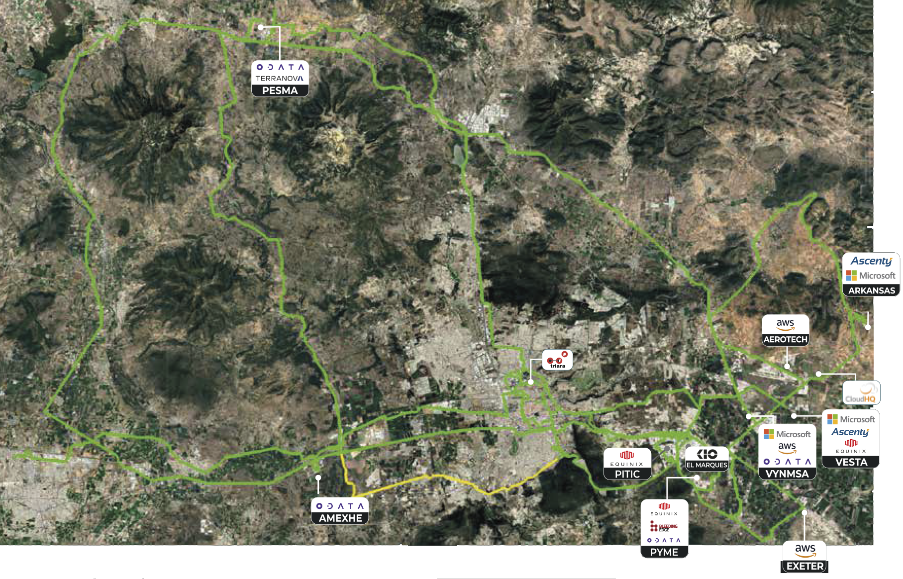 Red de fibra en Querétaro